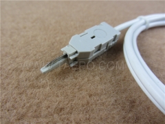 2 pole test cord, LSA test plug to alligator clip , 1.5m