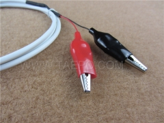 2 pole test cord, LSA test plug to alligator clip , 1.5m