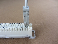 2 pole test cord, LSA test plug to alligator clip , 1.5m