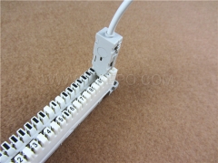 2-pole test cord, LSA test plug to banana plug