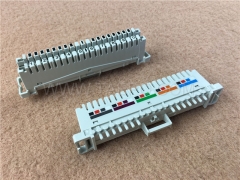 10 pairs LSA connection module with color label