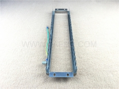 10 pairs LSA rack mounting frame, 20 ways, stainless steel