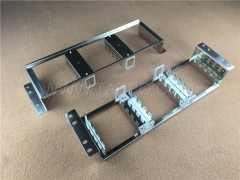10 pairs LSA rack mounting frame, 15 ways, stainless steel