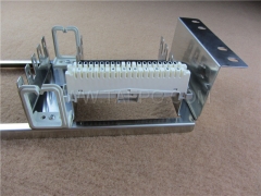 10 pairs LSA rack mounting frame, 15 ways, stainless steel