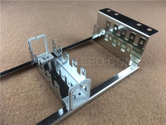 10 pairs LSA rack mounting frame, 15 ways, stainless steel