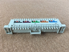 10 pairs LSA connection module with color label