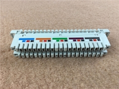 10 pairs LSA connection module with color label