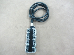 20 pair dropwire STUB terminal block with 3m cable, without protection, grease filled