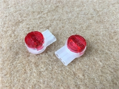 UR2 butt connector, 3-wire, 0.4-0.9mm conductor, max insulation 2.08mm, dual pins, gel filled