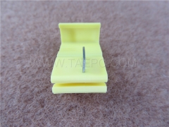 562 run & tap connector, 2-wire, AWG12-10 conductor, single pin, yellow