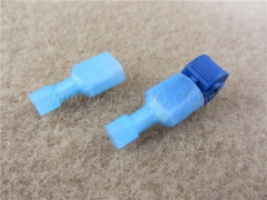 952T nylon terminal, 1-wire, AWG18-14 conductor, blue, for 952 tap connector