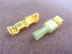 953T nylon terminal, 1-wire, AWG14-12 conductor, yellow, for 953 tap connector