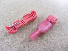 951T nylon terminal, 1-wire, AWG22-18 conductor, red, for 951 tap connector