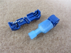 952T nylon terminal, 1-wire, AWG18-14 conductor, blue, for 952 tap connector