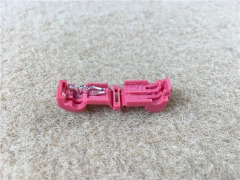 951 self-stripping electrical tap connectors, 1-wire, AWG22-18 conductor, single pin, red