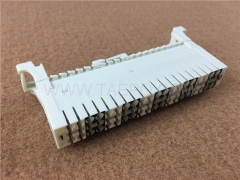 10 pairs switching module with wire guide, with earth bar