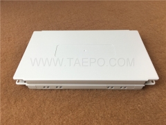 Fiber splice tray, 12 fibers, plastic, 200x120x24mm, with snap-on cover, hot melt 2pcs 6F comb