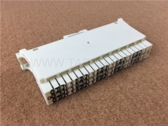 10 pairs switching module with wire guide, with earth bar