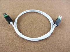 4-pole HW connection cord, test plug to test plug, 1.5m