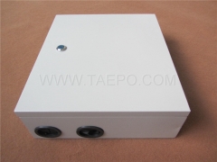 Fiber distribution box (FDB), outdoor, SC, 24 fibers, with replaceable patch panels, cold rolling steel housing with powder coating