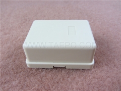 CAT3 6P4C 1 port phone cable junction connection box with RoHS Certificate