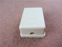 CAT3 6P4C 1 port phone cable junction connection box with RoHS Certificate