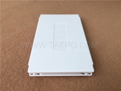 Fiber splice tray, 24 fibers, plastic, 200x120x24mm, with snap-on cover