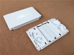 Fiber splice tray, 24 fibers, plastic, 200x120x24mm, with snap-on cover