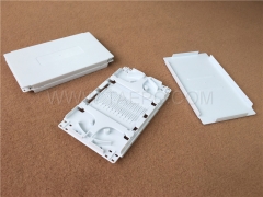 Fiber splice tray, 24 fibers, plastic, 200x120x24mm, with snap-on cover