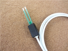 2-pole SM test cord, with test plug to alligator clip for MDF disconnection block 71 #TP-1401-100, 1.5m