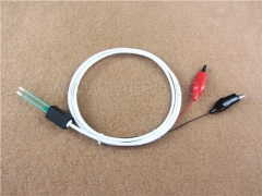 2-pole SM test cord, with test plug to alligator clip for MDF disconnection block 71 #TP-1401-100, 1.5m