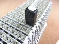 2-pole SM test cord, with test plug to alligator clip for MDF disconnection block 71 #TP-1401-100, 1.5m