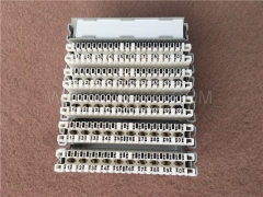 50 pairs LSA disconnection block, with label holder, earth wire, mounting accessories