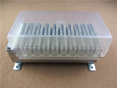 100 pairs LSA connection block, with label holder, earth wire, mounting accessories