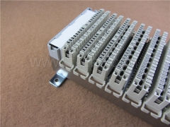 100 pairs LSA connection block, with label holder, earth wire, mounting accessories