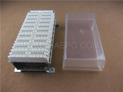 100 pairs LSA disconnection block, with label holder, earth wire, mounting accessories