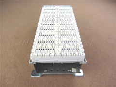 100 pairs LSA disconnection block, with label holder, earth wire, mounting accessories