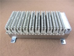 100 pairs LSA connection block, with label holder, earth wire, mounting accessories
