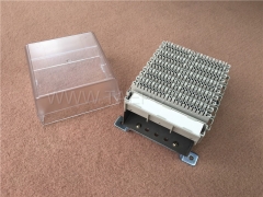 50 pairs LSA connection block, with label holder, earth wire, mounting accessories