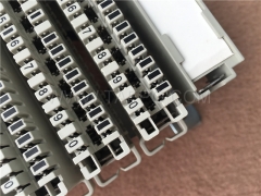 50 pairs LSA connection block, with label holder, earth wire, mounting accessories