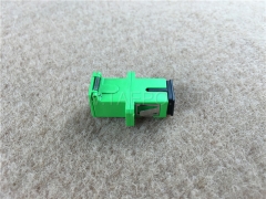 Singlemode simplex SC APC Fiber optic adapter with shutter from China Manufacturer TAEPO for Sale
