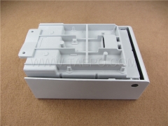 Outdoor 20 pairs connection box 1B 11 for LSA module, 250x175x111mm, RFP housing, snap-on locking, with back mount frame, without LSA module, without lock and carved logo
