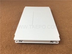 Fiber splice tray, 12 fibers, plastic, 200x120x24mm, with snap-on cover, hot melt 2pcs 6F comb