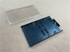 Fiber splice cassette, 24 fibers