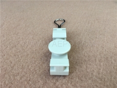 FTTH fiber drop cable anchoring clamp and holder for the clamping of the cables