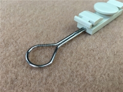 FTTH fiber drop cable anchoring clamp and holder for the clamping of the cables