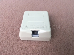 CAT3 2P2C dry 1 port RJ11 telephone socket