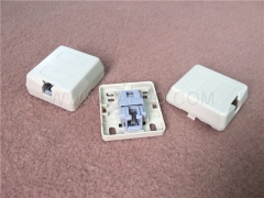 CAT3 2P2C dry 1 port RJ11 telephone socket