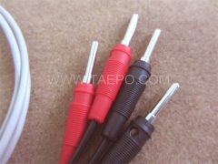 4-pole test cord, LSA test plug to banana plug, 1.5m