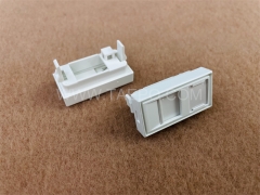 1-port faceplate insert, 22.5x45mm, French style, without keystone jack